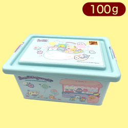 【ブルー】すみっコぐらし キャラメル風味ポップコーンコンテナBOXPart2※賞味期限:2024/1/24