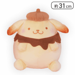 【ポムポムプリン】サンリオキャラクターズ ましゅまるむチョコっとおめかしぬいぐるみ1