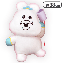 【んぽちゃむ】んぽちゃむ BIGぬいぐるみ -糸電話-