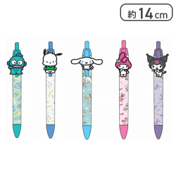 【5個セット】サンリオ ラバー付きボールペン２