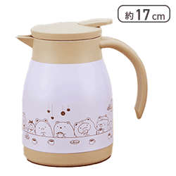 【パープル】すみっコぐらし おうちでくまカフェ 真空ステンレスポット