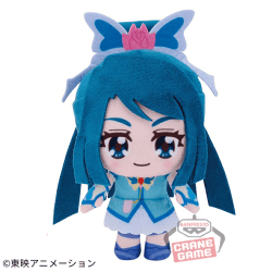 【キュアアクア】Yes！プリキュア5GoGo！ コロっとまんまる プリフェイスぬいぐるみ1