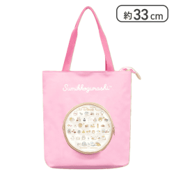 【ピンク】すみっコぐらし あつまるんです みせポケット付きトートバッグ