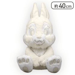 【ミス・バニー】とんすけ＆ミス・バニー 【MD】100thプラチナホワイト超BIGぬいぐるみ