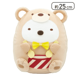 【しろくま】映画すみっコぐらし3 おおきなころっとぬいぐるみBIG Part1