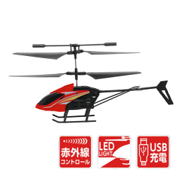 【レッド】RC FLYINGヘリコプター