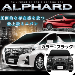 【ブラック】RC TOYOTA ALPHARD 6