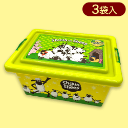ひつじのショーンコンテナBOX(M)(コンポタスナック入)※賞味期限:2024/3/26