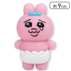 【泣き顔】おぱんちゅうさぎ ミニソフビフィギュア