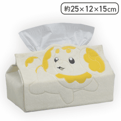 【パピモッチ(ホワイト)】ポケットモンスター プレミアムティッシュボックスカバー-パモ/パピモッチ/ボチ-