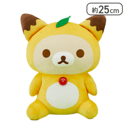 【コリラックマ】リラックマ たぬきときつねになりきりぬいぐるみBIG