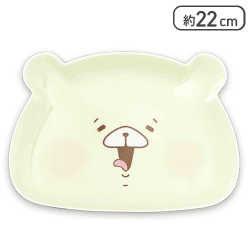 【舌だし】ともだちはくま くまのかおダイカットプレート