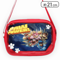 【レッド】パウ・パトロール ザ・マイティ・ムービー クリアポシェット