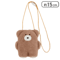 【モカ】ほっこりモコモカ ぬいぐるみポシェット