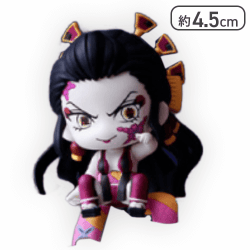 【堕姫】鬼滅の刃 ちょこっとひっかけフィギュアぷちー魘夢・猗窩座・堕姫・妓夫太郎ー