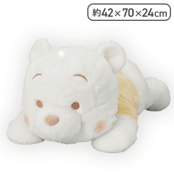 くまのプーさん 赤いほっぺ グランデぬいぐるみ ホワイトゴールドVer.