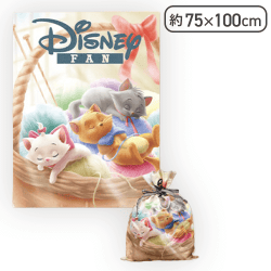 【おしゃれキャット】ディズニーキャラクター 【FDM】DisneyFANコラボレーション 巾着入りブランケット