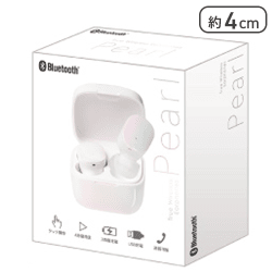 【ホワイト】TWSイヤホンPearl