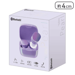 【パープル】TWSイヤホンPearl