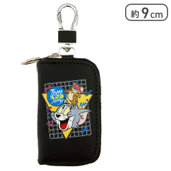 【ブラック】トム&ジェリーｶﾗﾋﾞﾅ付PUミニケース2