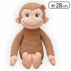 おさるのジョージ Lぬいぐるみ もこもこVer.