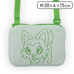 【ニャオハ】ポケットモンスター プレミアムおでかけショルダーバッグ -ニャオハ/ホゲータ/クワッス-