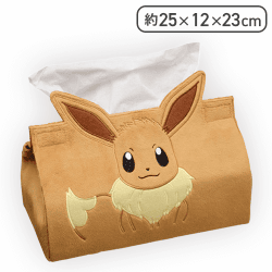 【イーブイ】ポケットモンスター プレミアムティッシュボックスカバー-イーブイ/リーフィア/グレイシア-
