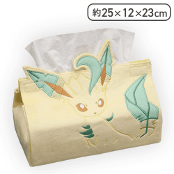 【リーフィア】ポケットモンスター プレミアムティッシュボックスカバー-イーブイ/リーフィア/グレイシア-