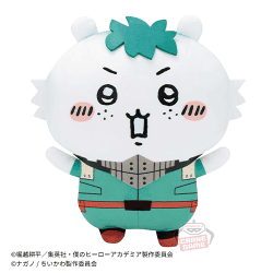 僕のヒーローアカデミア×ちいかわ めちゃもふぐっとぬいぐるみ-緑谷出久×ちいかわ-
