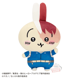 僕のヒーローアカデミア×ちいかわ めちゃもふぐっとぬいぐるみ-轟焦凍×うさぎ-