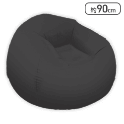 【ブラック】ノラ・エアーソファー