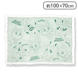 【グリーン】ポケモン ボアブランケット総柄