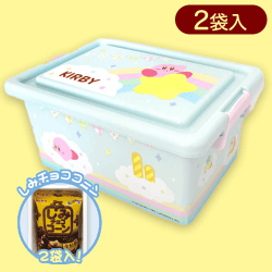 【ブルー】星のカービィお菓子コンテナ※賞味期限:2024/08/15