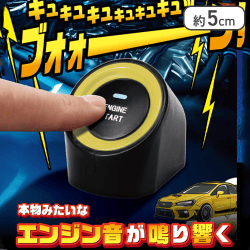 【単品配送不可】【クリーム】エンジンスタートボタン