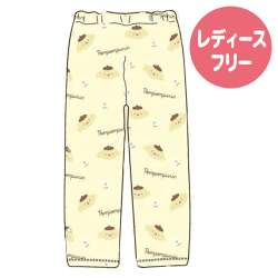 【ポムポムプリン】ポチャッコ・ポムポムプリン ふわふわフリースパンツ