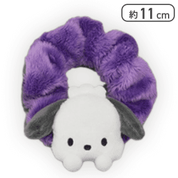 【パープル】ポチャッコ ぴょこきゅんカラフルシュシュ-ポチャッコ-