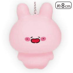 【えがお(口開け)】あさみみちゃん スクイーズマスコット