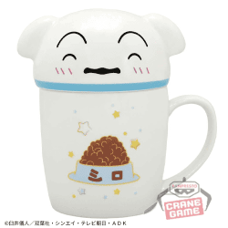 【シロ(笑顔)】クレヨンしんちゃん シロのフタ付きマグカップ
