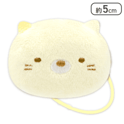 【ねこ】すみっコぐらし フェイスぬいぐるみヘアゴム