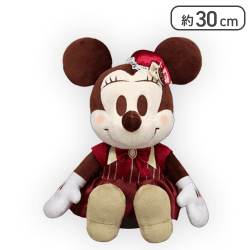 【ミニー】ミッキー＆ミニー 【FDT】チョコレートカラーBIGぬいぐるみ