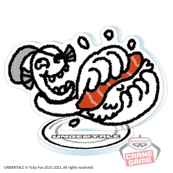 【アンダイン】UNDERTALE スタンド付きアクリルプレート-FOOD DESIGN-vol.2