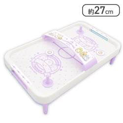【パープル】すみっコぐらし たぴおかパーク パックが浮く！卓上エアホッケー