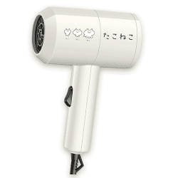 【ホワイト】たこねこ　ヘアドライヤー