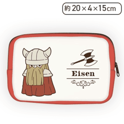 【アイゼン】葬送のフリーレン ふわぷち スクエアポーチ