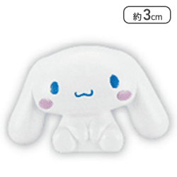 【シナモロール】サンリオキャラクターズ おすわりインテリアミニフィギュア