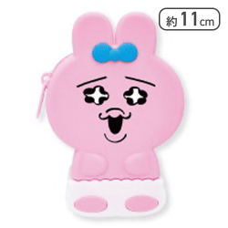 【キラキラ】おぱんちゅうさぎ すわれるシリコンポーチ