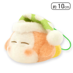 【ワドルディ(寝そべり)】星のカービィ 羊毛フェルト風すやすやminiぬいぐるみ