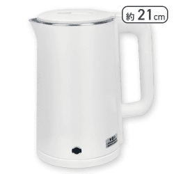 【ホワイト】即沸騰ケトル 1.6L