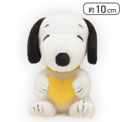 【イエロー】SNOOPY マスコット -ハート-