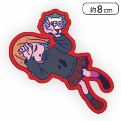 【秒針を噛む(レッド)】ずっとずっと真夜中でいいのに。 UFOつままれ アクリルキーチェーン